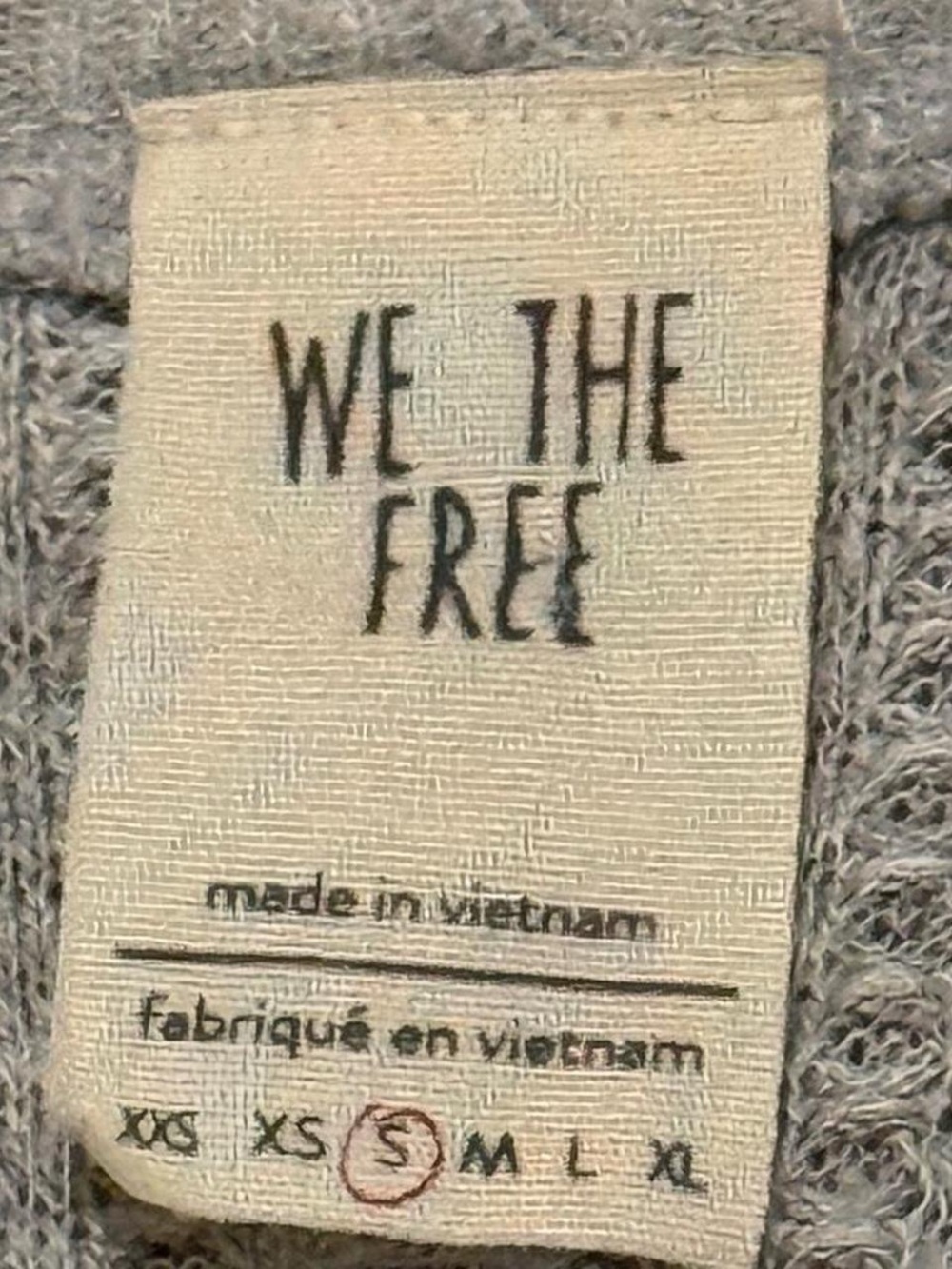 We The Free Laguna thermal top light gray Size S - Picture 4 of 7